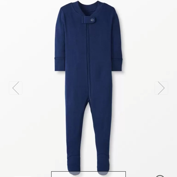 Hanna Andersson Other - NWT Hanna Andersson  Baby Zip Footed Sleeper In Organic Cotton